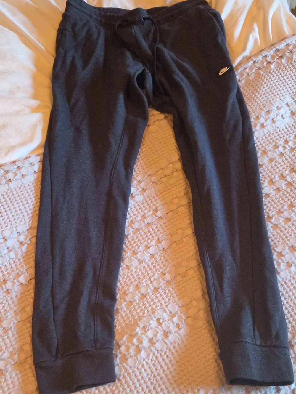Nike Dark Grey Logo Jogger Sweatpants Small